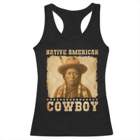 Native American Cowboy Racerback Tank Top Vintage Western Country Portrait - Wonder Print Shop