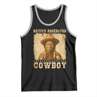 Native American Cowboy Tank Top Vintage Western Country Portrait - Wonder Print Shop