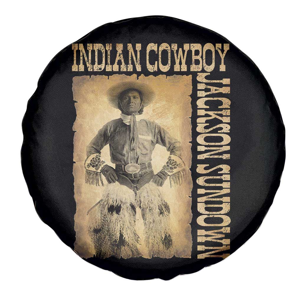 Jackson Sundown Spare Tire Cover Native American Cowboy Vintage Western - Wonder Print Shop