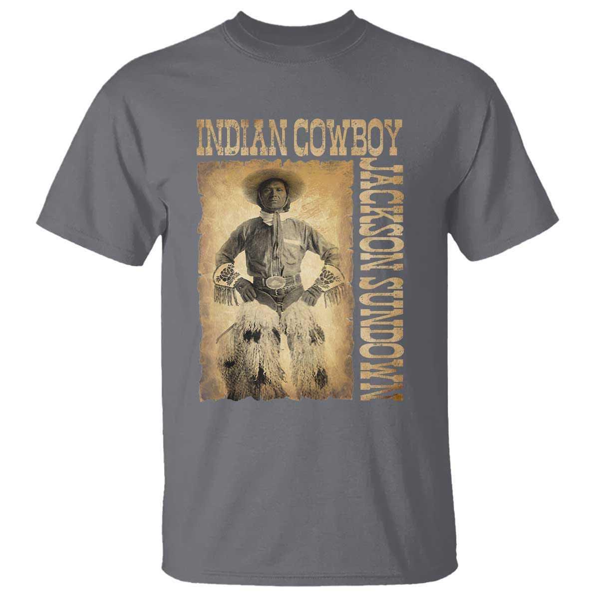 Jackson Sundown T Shirt Native American Cowboy Vintage Western - Wonder Print Shop