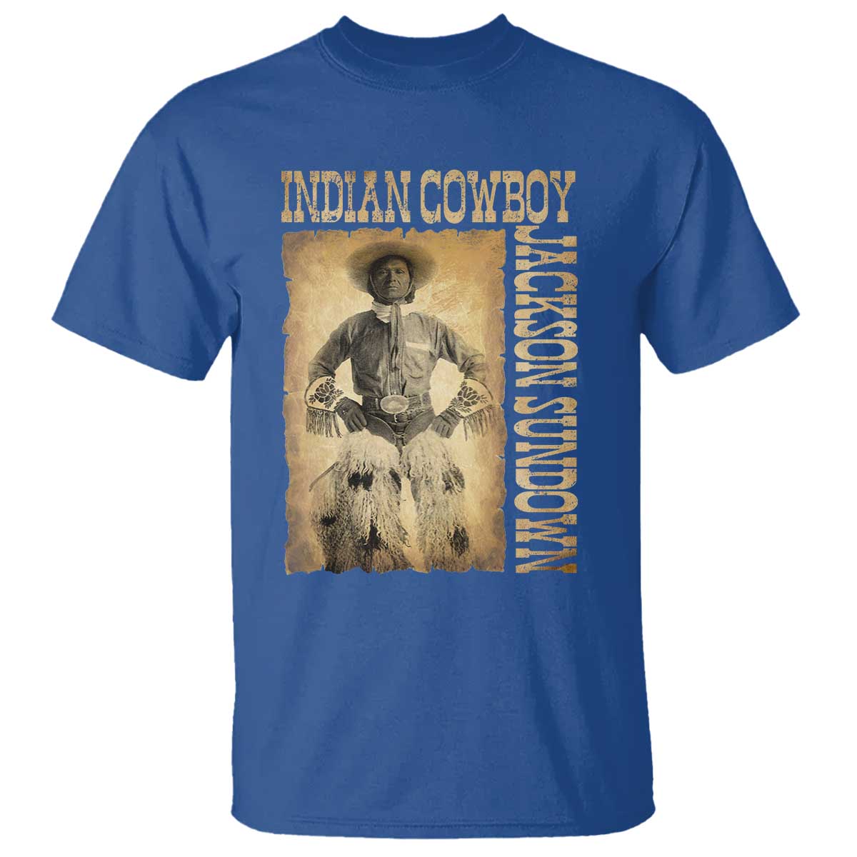 Jackson Sundown T Shirt Native American Cowboy Vintage Western - Wonder Print Shop