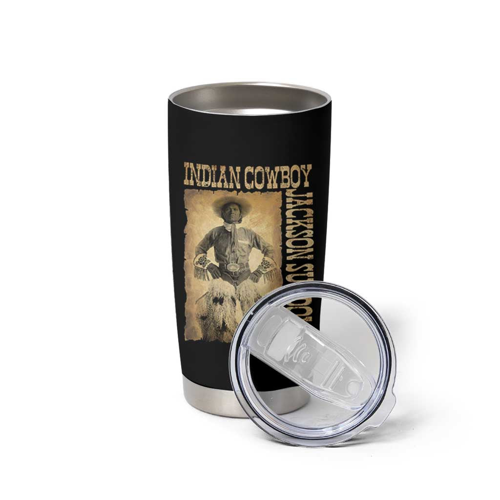 Jackson Sundown Tumbler Cup Native American Cowboy Vintage Western - Wonder Print Shop