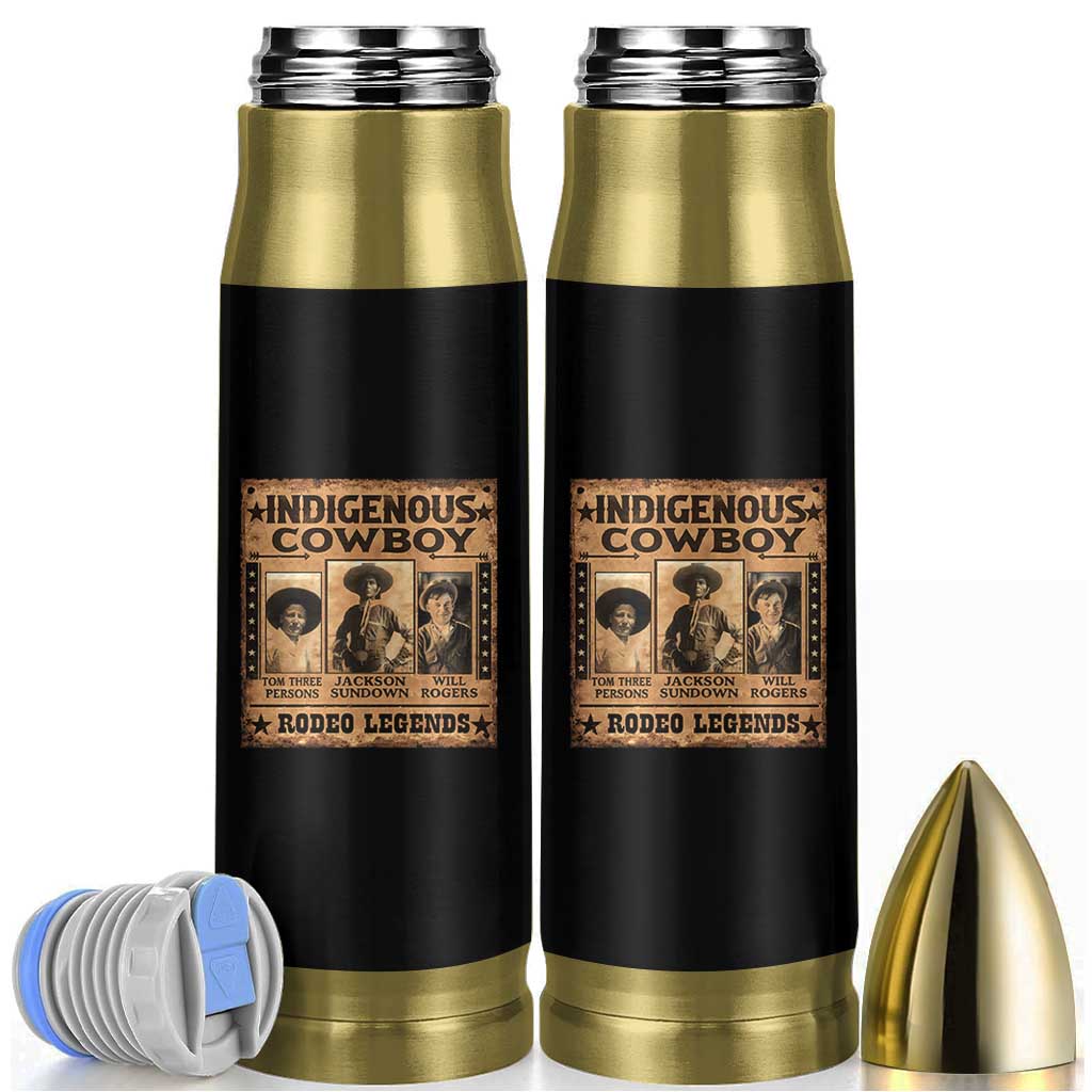 Native American Cowboy Rodeo Legends Bullet Tumbler Vintage Western Country Cowboy - Wonder Print Shop