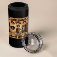 Native American Cowboy Rodeo Legends 4 in 1 Can Cooler Tumbler Vintage Western Country Cowboy - Wonder Print Shop