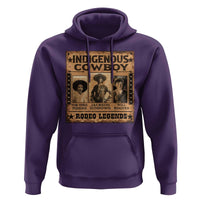 Native American Cowboy Rodeo Legends Hoodie Vintage Western Country Cowboy - Wonder Print Shop