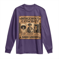 Native American Cowboy Rodeo Legends Long Sleeve Shirt Vintage Western Country Cowboy - Wonder Print Shop