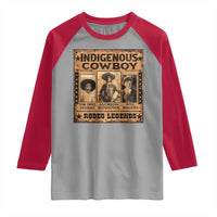 Native American Cowboy Rodeo Legends Raglan Shirt Vintage Western Country Cowboy - Wonder Print Shop
