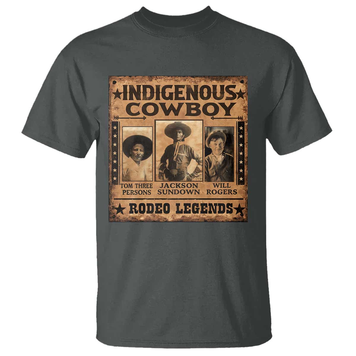 Native American Cowboy Rodeo Legends T Shirt Vintage Western Country Cowboy - Wonder Print Shop