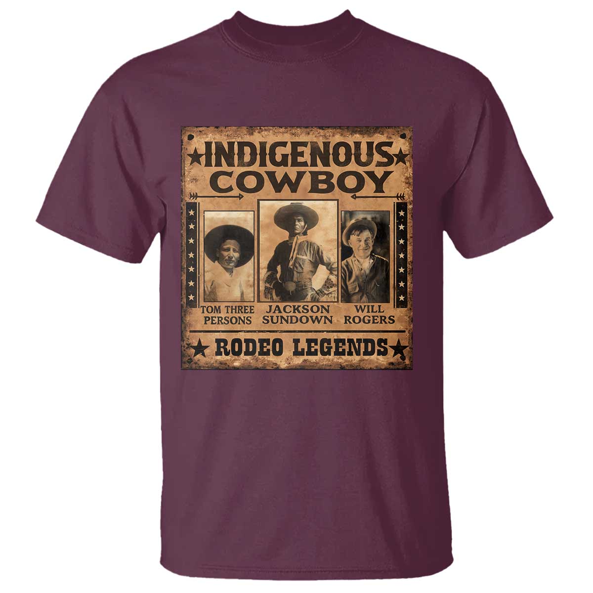 Native American Cowboy Rodeo Legends T Shirt Vintage Western Country Cowboy - Wonder Print Shop