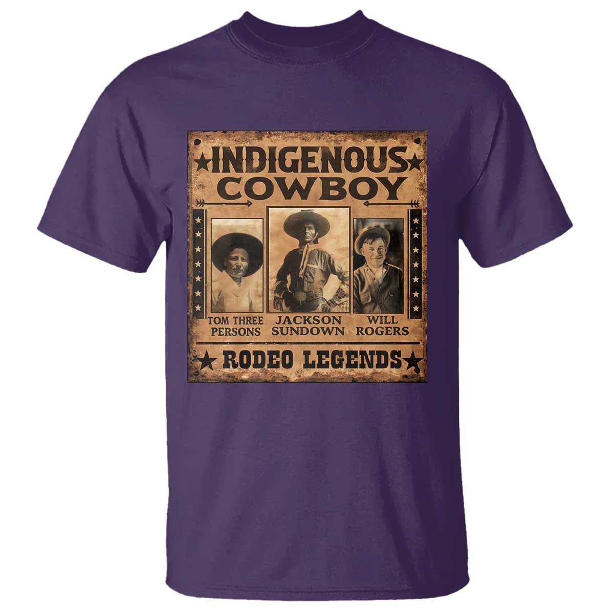 Native American Cowboy Rodeo Legends T Shirt Vintage Western Country Cowboy - Wonder Print Shop