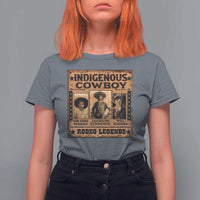 Native American Cowboy Rodeo Legends T Shirt For Women Vintage Western Country Cowboy - Wonder Print Shop
