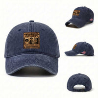 Native American Cowboy Rodeo Legends Washed Cotton Baseball Cap Vintage Western Country Cowboy