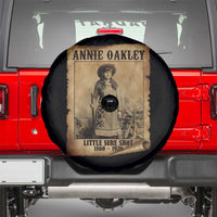Annie Oakley Spare Tire Cover Little Sure Shot The Legendary Cowgirl - Wonder Print Shop