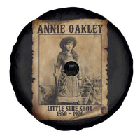 Annie Oakley Spare Tire Cover Little Sure Shot The Legendary Cowgirl - Wonder Print Shop