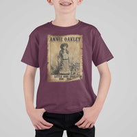 Annie Oakley T Shirt For Kid Little Sure Shot The Legendary Cowgirl - Wonder Print Shop