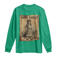 Annie Oakley Long Sleeve Shirt Little Sure Shot The Legendary Cowgirl - Wonder Print Shop