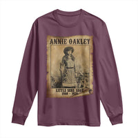 Annie Oakley Long Sleeve Shirt Little Sure Shot The Legendary Cowgirl - Wonder Print Shop