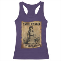 Annie Oakley Racerback Tank Top Little Sure Shot The Legendary Cowgirl - Wonder Print Shop
