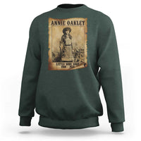 Annie Oakley Sweatshirt Little Sure Shot The Legendary Cowgirl - Wonder Print Shop