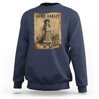 Annie Oakley Sweatshirt Little Sure Shot The Legendary Cowgirl - Wonder Print Shop