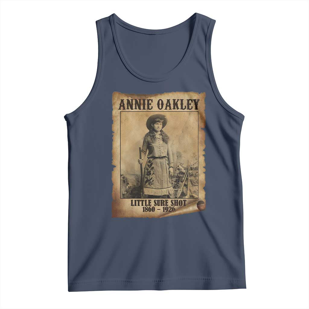 Annie Oakley Tank Top Little Sure Shot The Legendary Cowgirl - Wonder Print Shop
