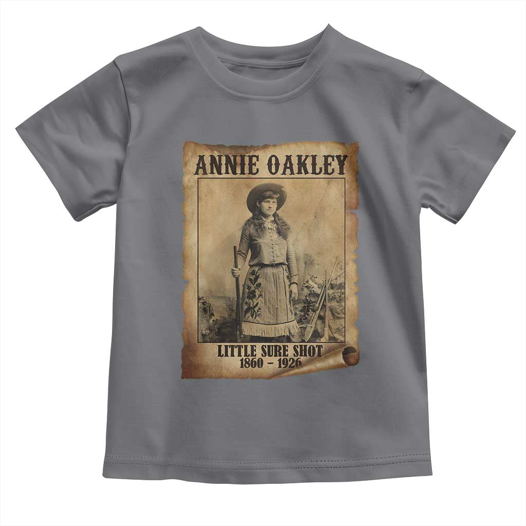 Annie Oakley Toddler T Shirt Little Sure Shot The Legendary Cowgirl - Wonder Print Shop