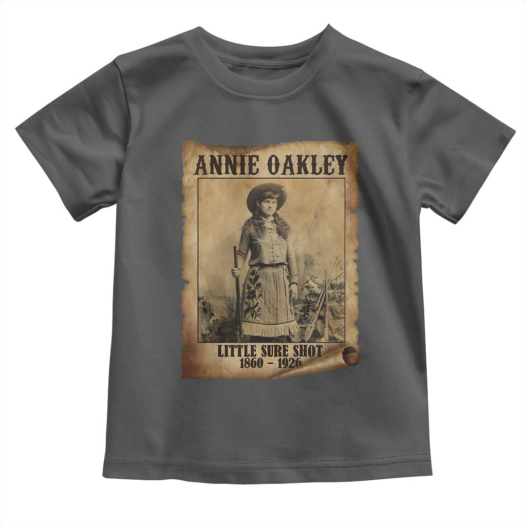 Annie Oakley Toddler T Shirt Little Sure Shot The Legendary Cowgirl - Wonder Print Shop