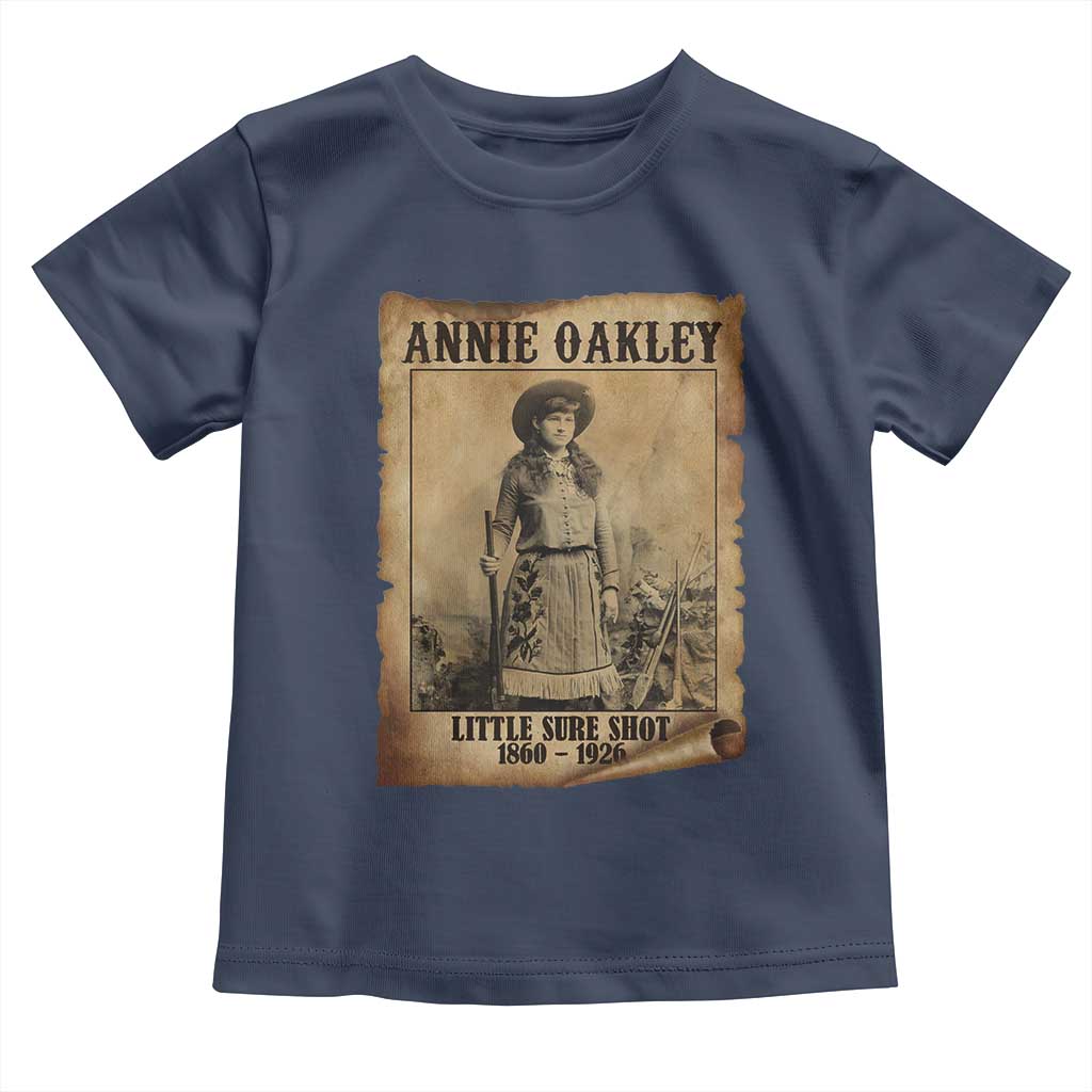 Annie Oakley Toddler T Shirt Little Sure Shot The Legendary Cowgirl - Wonder Print Shop