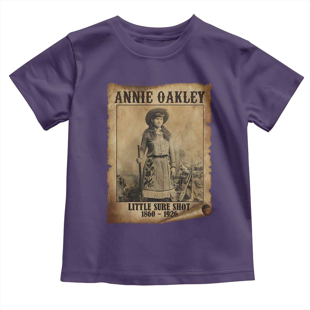 Annie Oakley Toddler T Shirt Little Sure Shot The Legendary Cowgirl - Wonder Print Shop