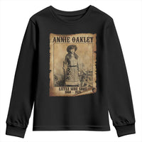 Annie Oakley Youth Sweatshirt Little Sure Shot The Legendary Cowgirl - Wonder Print Shop
