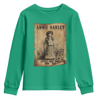 Annie Oakley Youth Sweatshirt Little Sure Shot The Legendary Cowgirl - Wonder Print Shop