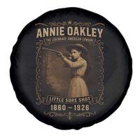 Annie Oakley Spare Tire Cover Little Sure Shot The Legendary American Cowgirl - Wonder Print Shop
