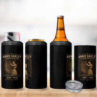 Annie Oakley 4 in 1 Can Cooler Tumbler Little Sure Shot The Legendary American Cowgirl - Wonder Print Shop
