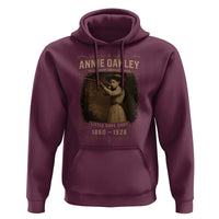 Annie Oakley Hoodie Little Sure Shot The Legendary American Cowgirl - Wonder Print Shop
