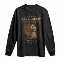 Annie Oakley Long Sleeve Shirt Little Sure Shot The Legendary American Cowgirl - Wonder Print Shop
