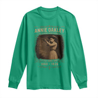 Annie Oakley Long Sleeve Shirt Little Sure Shot The Legendary American Cowgirl - Wonder Print Shop