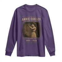 Annie Oakley Long Sleeve Shirt Little Sure Shot The Legendary American Cowgirl - Wonder Print Shop