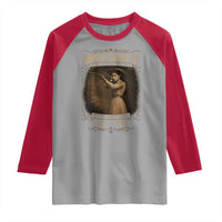 Annie Oakley Raglan Shirt Little Sure Shot The Legendary American Cowgirl - Wonder Print Shop