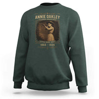 Annie Oakley Sweatshirt Little Sure Shot The Legendary American Cowgirl - Wonder Print Shop