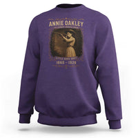 Annie Oakley Sweatshirt Little Sure Shot The Legendary American Cowgirl - Wonder Print Shop