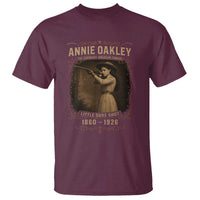 Annie Oakley T Shirt Little Sure Shot The Legendary American Cowgirl - Wonder Print Shop