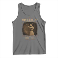 Annie Oakley Tank Top Little Sure Shot The Legendary American Cowgirl - Wonder Print Shop
