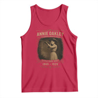 Annie Oakley Tank Top Little Sure Shot The Legendary American Cowgirl - Wonder Print Shop