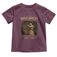 Annie Oakley Toddler T Shirt Little Sure Shot The Legendary American Cowgirl - Wonder Print Shop