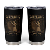Annie Oakley Tumbler Cup Little Sure Shot The Legendary American Cowgirl - Wonder Print Shop