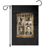 Native American Cowboy Legends Garden Flag Vintage Western Rodeo - Wonder Print Shop
