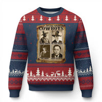 Native American Cowboy Legends Ugly Christmas Sweater Vintage Western Rodeo - Wonder Print Shop