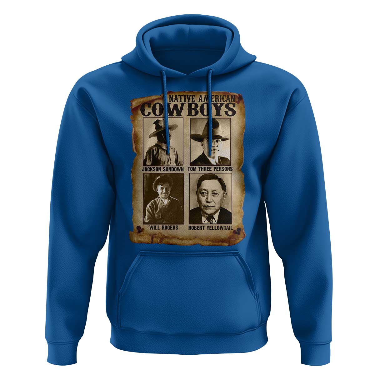 Native American Cowboy Legends Hoodie Vintage Western Rodeo - Wonder Print Shop