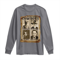 Native American Cowboy Legends Long Sleeve Shirt Vintage Western Rodeo - Wonder Print Shop
