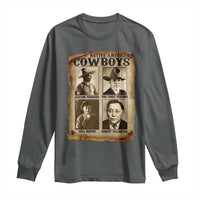 Native American Cowboy Legends Long Sleeve Shirt Vintage Western Rodeo - Wonder Print Shop